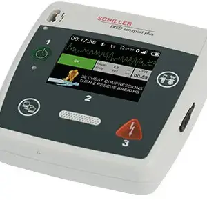 FRED easyport plus FIRST Akku AED Defibrillator von SCHILLER