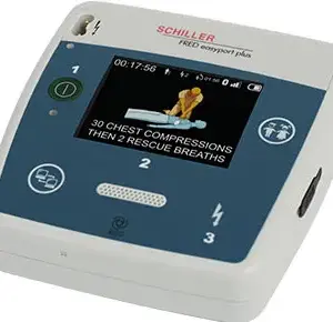 FRED easyport plus AUTO Akku AED Defibrillator von SCHILLER