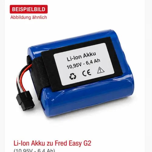 Li-Ion Akku zu Fred Easy G2 (10,95V - 6,4 Ah)