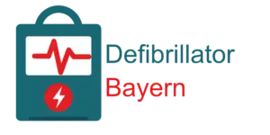 Logo Defibrillator Bayern mit Schrift