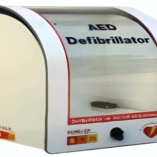 AED Wandschrank Castell mit Alarm und Schlüsselkasten zur sicheren Aufbewahrung eines Defibrillators