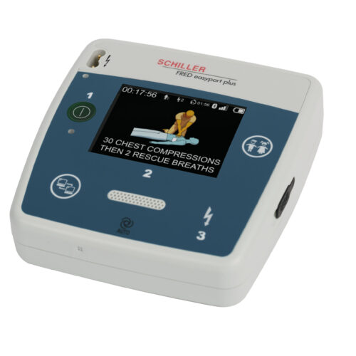 FRED easyport plus AUTO Akku AED Defibrillator von SCHILLER