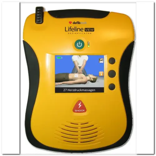 Defibtech Lifeline VIEW AED Defibrillator mit Display und Videoanleitung