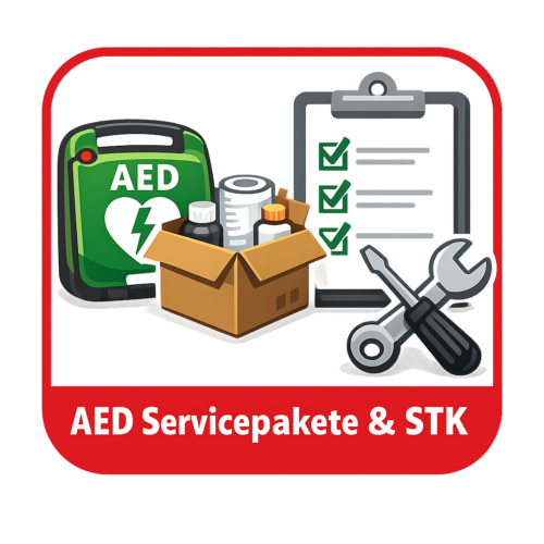 AED Servicepakete und STK Leistungen für Defibrillatoren